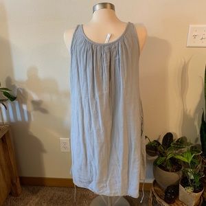 version sud Dresses - Linen like tank dress version sud Dresses - Linen like tank dress
